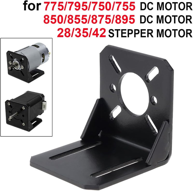 ChgImposs 2 Pack Motor Mount Bracket, Universal Multifunction Fixing Mounting Base for 750/755/775/795/850/895 DC Motor 28/35/42 Stepper Motor Nema 17 - Image 3